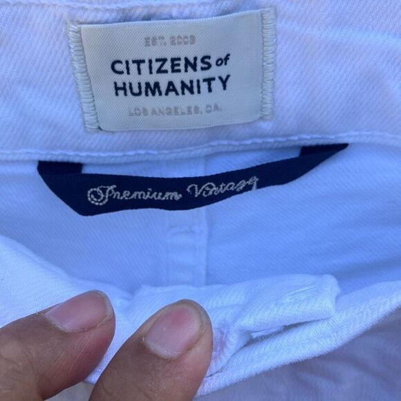 528. Citizens of humanity Daphne crop organic cotton jeans size 28 - Picture 9 of 11